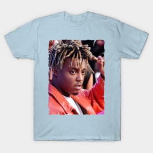 the dreadlocks in the poster T-Shirt